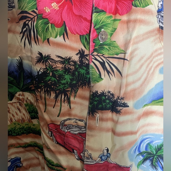 Vintage Big Dogs Hawiian men's shirt Size 3x - Picture 4 of 5